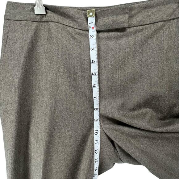 Brooks Brothers Pants Womens 12 Petite Wool Super 120s Vitale Barberis Canonico - Picture 6 of 13